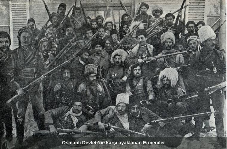 Sözde Ermeni soykırımı iddiaları. Osmanlı devletine karşı ayaklanan ermeniler.